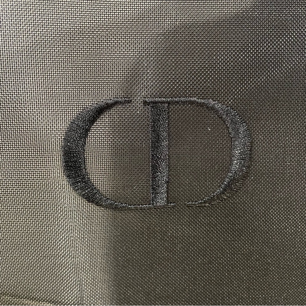 Dior Bag & Hardback Journal Book Holiday Navy Gold Dior Black Zip Mesh Pouch New - Picture 4 of 12